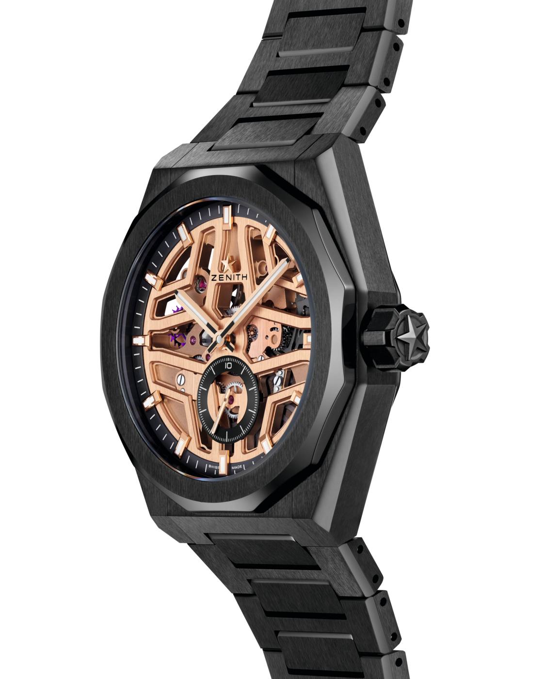 ZENITH デファイ スカイライン スケルトン - 41.00mm, ブラックセラミック