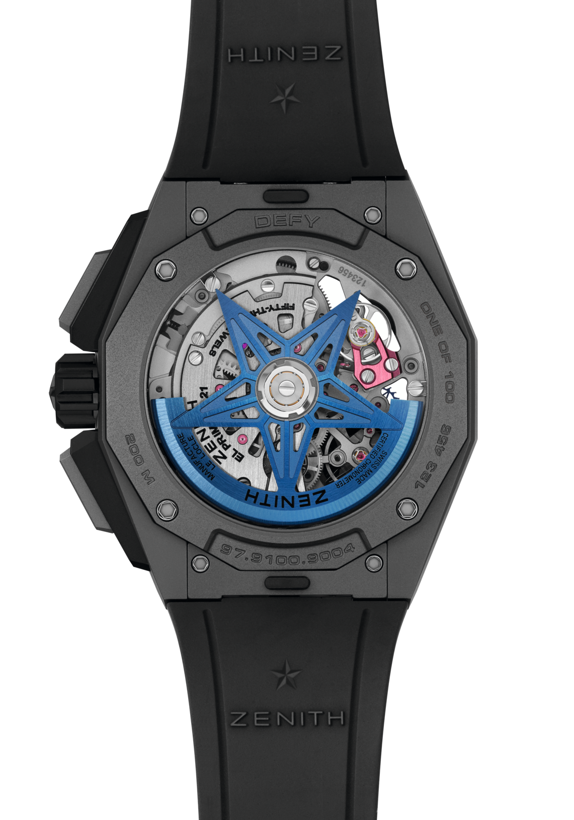 ZENITH デファイ エクストリーム クロマ - 45.00mm, マイクロブラスト