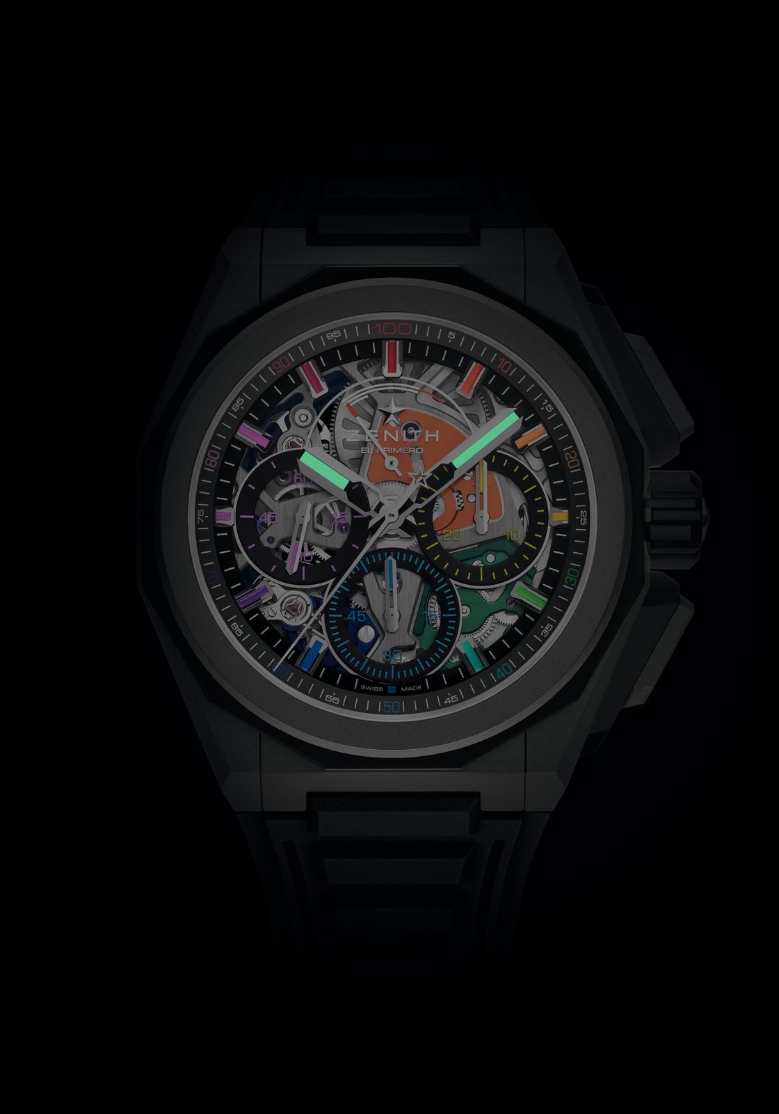 ZENITH デファイ エクストリーム クロマ - 45.00mm, マイクロブラスト