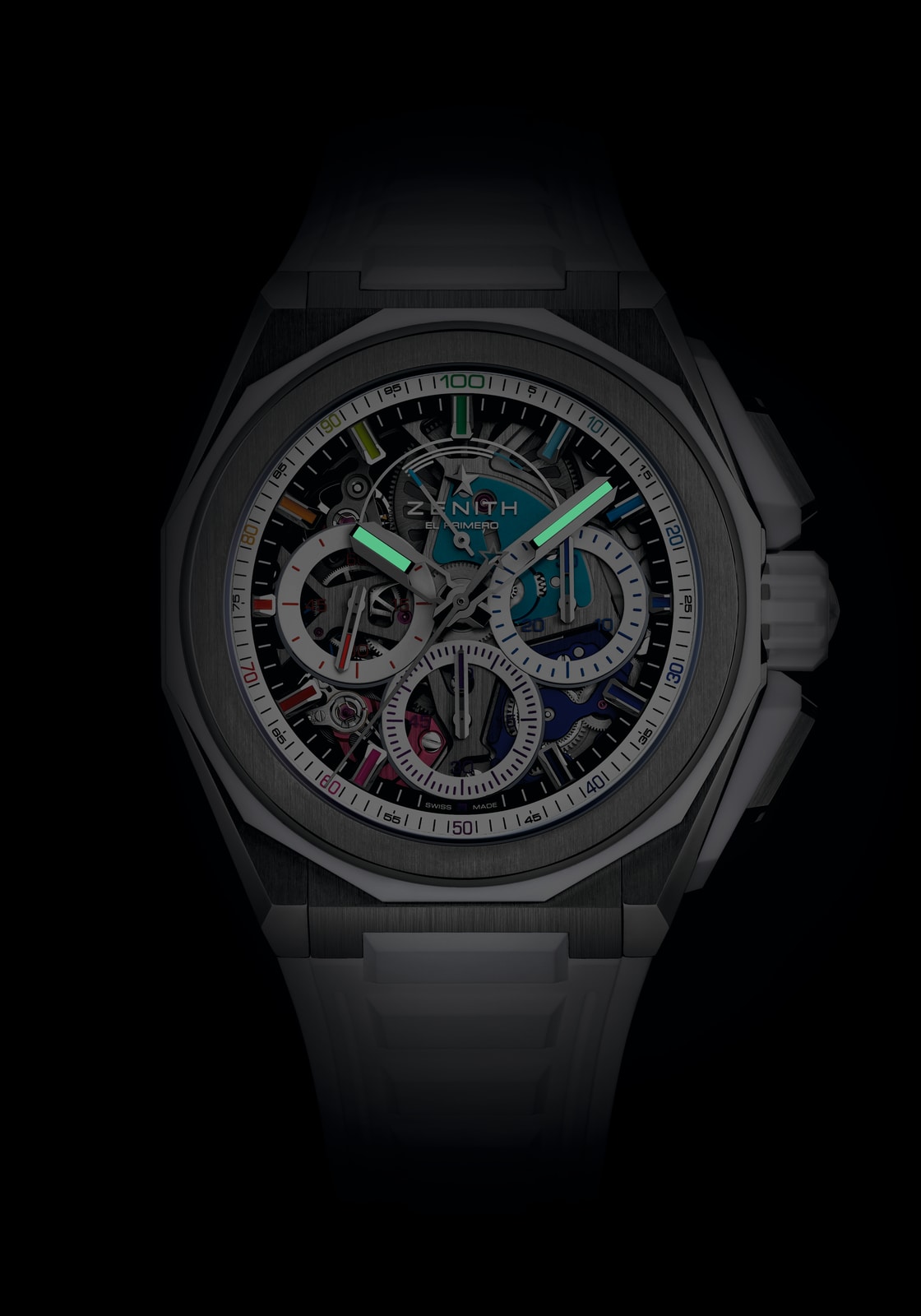 ZENITH デファイ エクストリーム クロマ - 45.00mm, ブラッシュ仕上げ