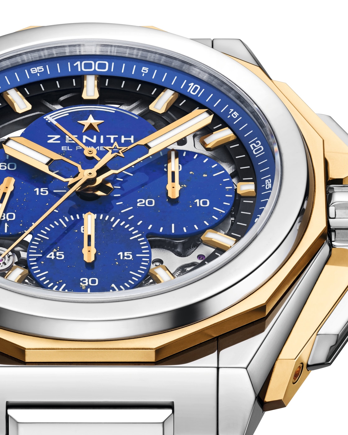 ZENITH DEFY EXTREME LAPIS LAZULI - 45.00mm, 18-ct microblasted