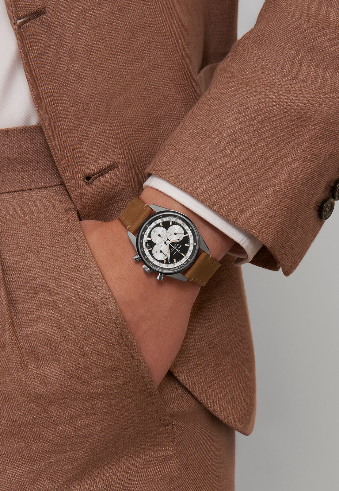 ZENITH クロノマスター オリジナル 1969 - 38.00mm, ステンレス