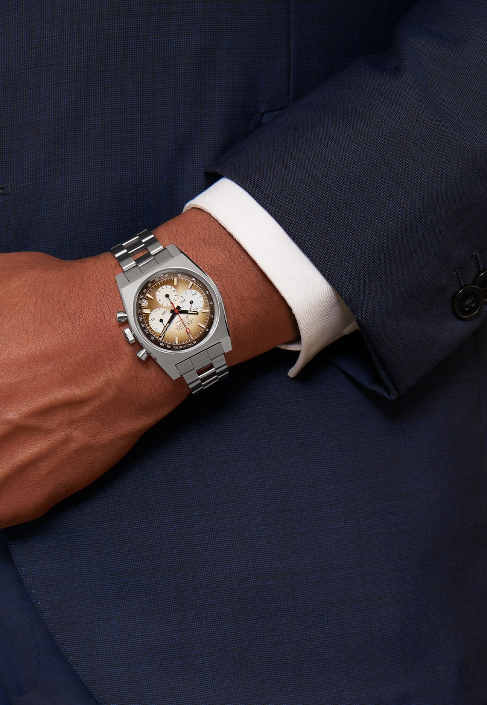 ZENITH CHRONOMASTER REVIVAL EL PRIMERO A385 - 37.00mm, Stainless steel