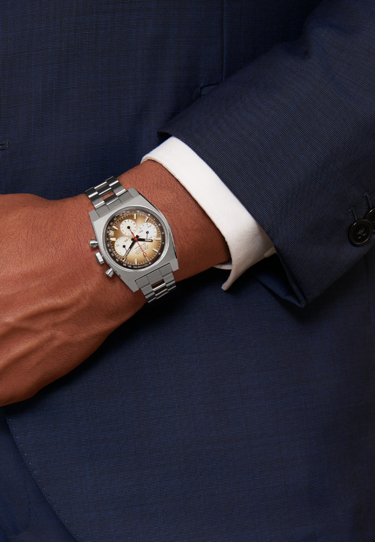 ZENITH CHRONOMASTER REVIVAL EL PRIMERO A385 - 37.00mm, Stainless steel