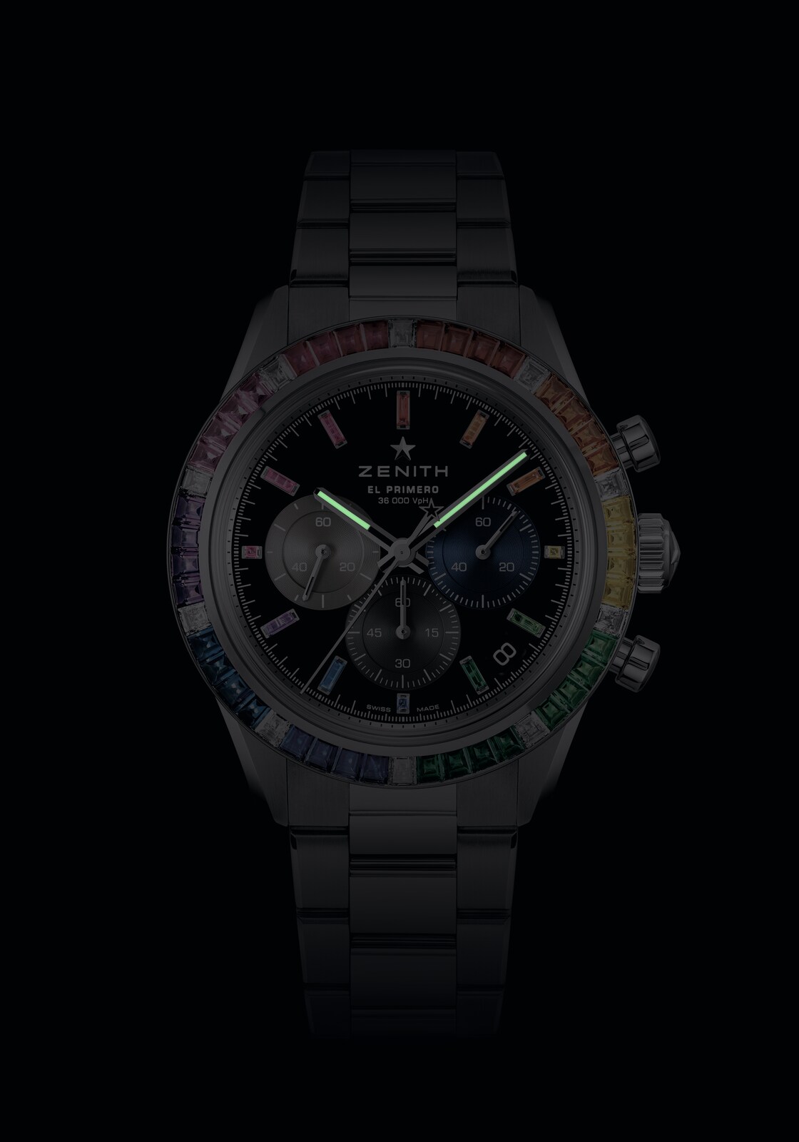 ZENITH クロノマスター スポーツ レインボー - 41.00mm, 18K
