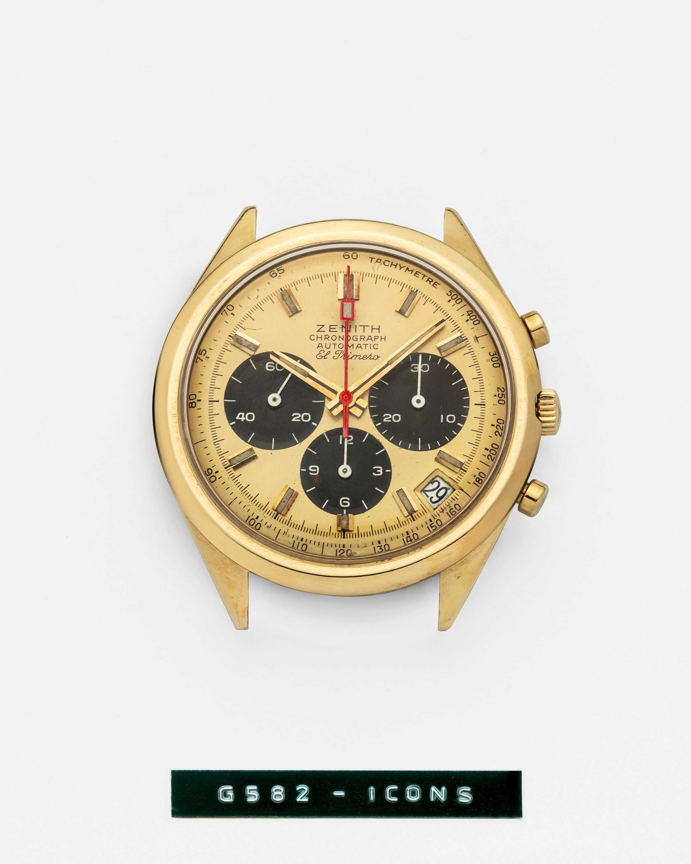 A REMARKABLE TRIPTYCH OF THE EARLIEST EL PRIMERO MODELS FOR THE MANUFACTURE BOUTIQUE’S FIRST “ZENITH ICONS” SET