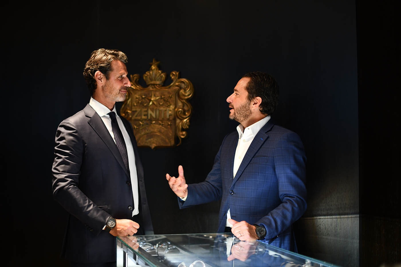 Patrick Mouratoglou and Julien Tornare