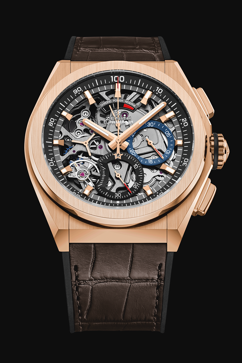 Photo de la montre DEFY 21 or rose