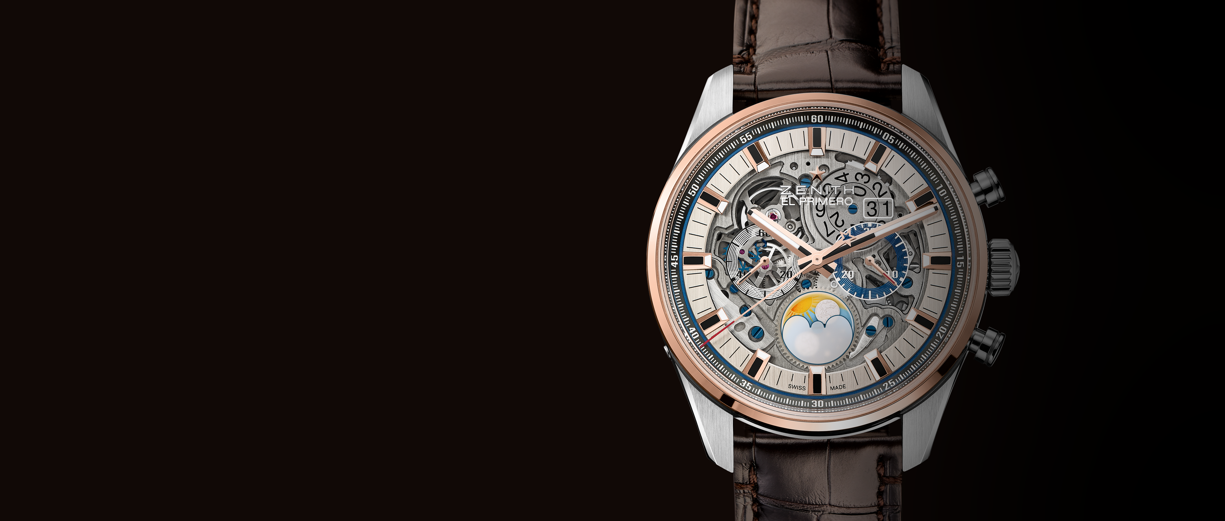 CHRONOMASTER EL PRIMERO GRANDE DATE FULL OPEN 45 mm - ZENITH WATCHES